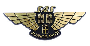 Scandinavian Airlines Junior Pilot Wings